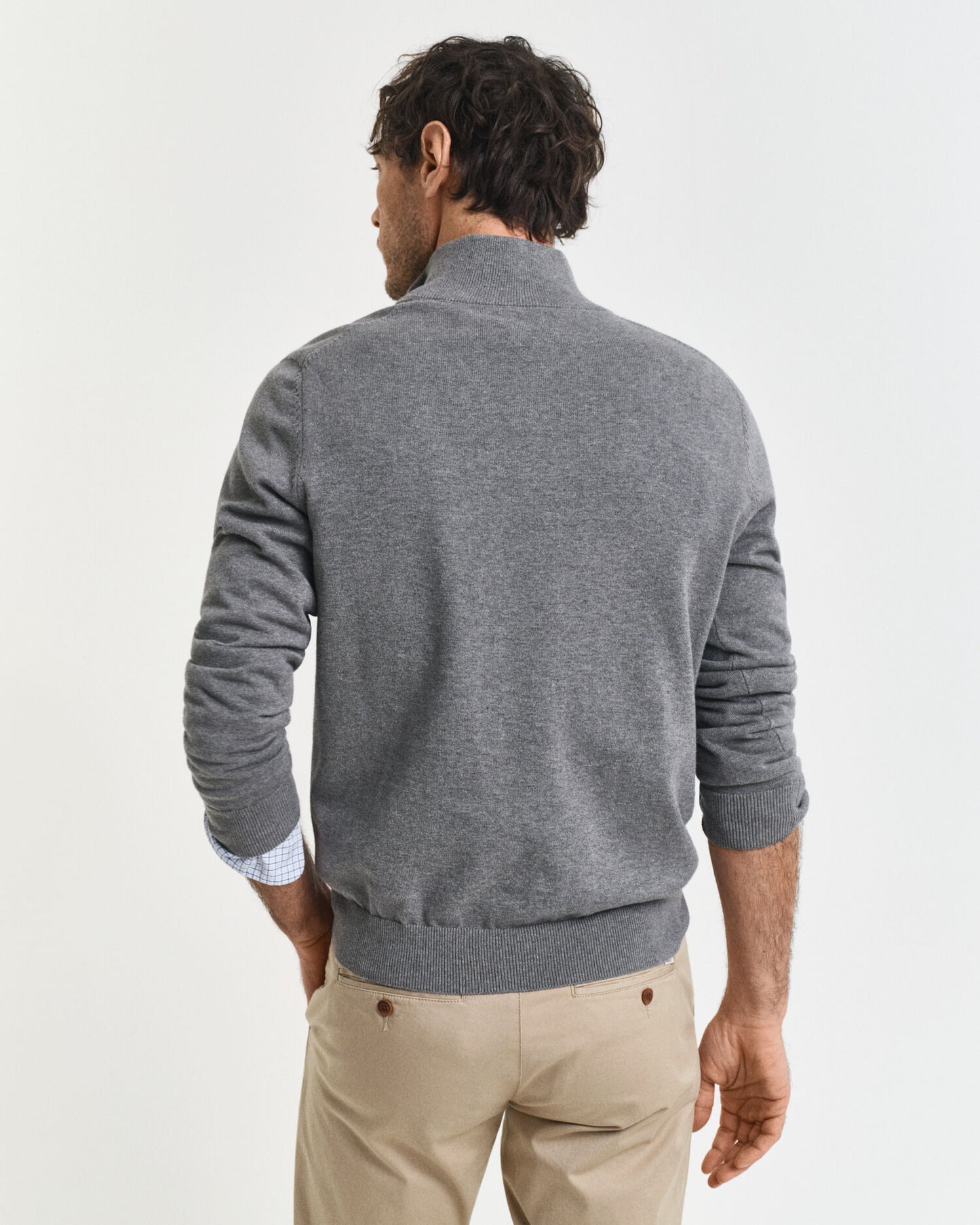 Classic Cotton Half-Zip Sweater