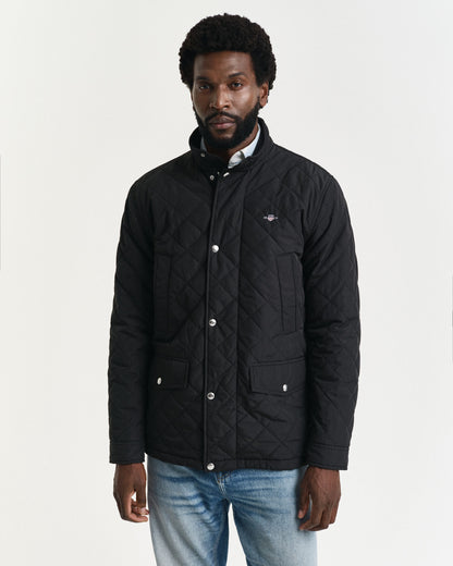 Quilted Windcheater Mid-Length Jacket
