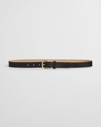 Pony Hair Leather Belt