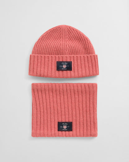 Kids Wool Blend Beanie & Snood Gift Set