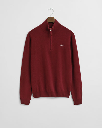 Superfine Lambswool Half-Zip Sweater