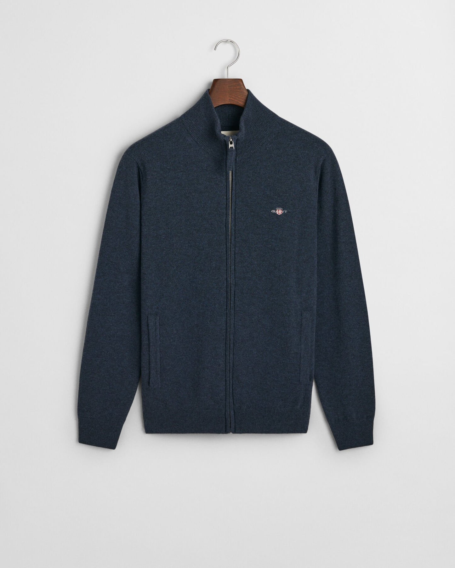 Superfine Lambswool Zip Cardigan