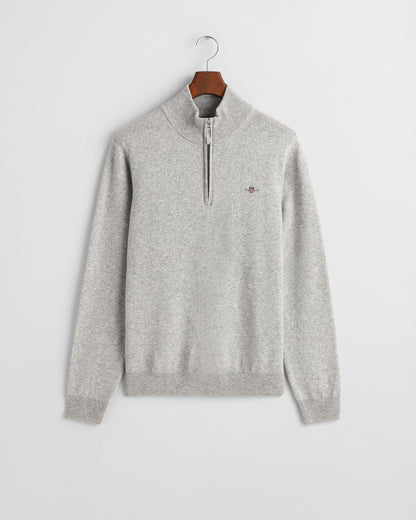 Superfine Lambswool Half-Zip Sweater
