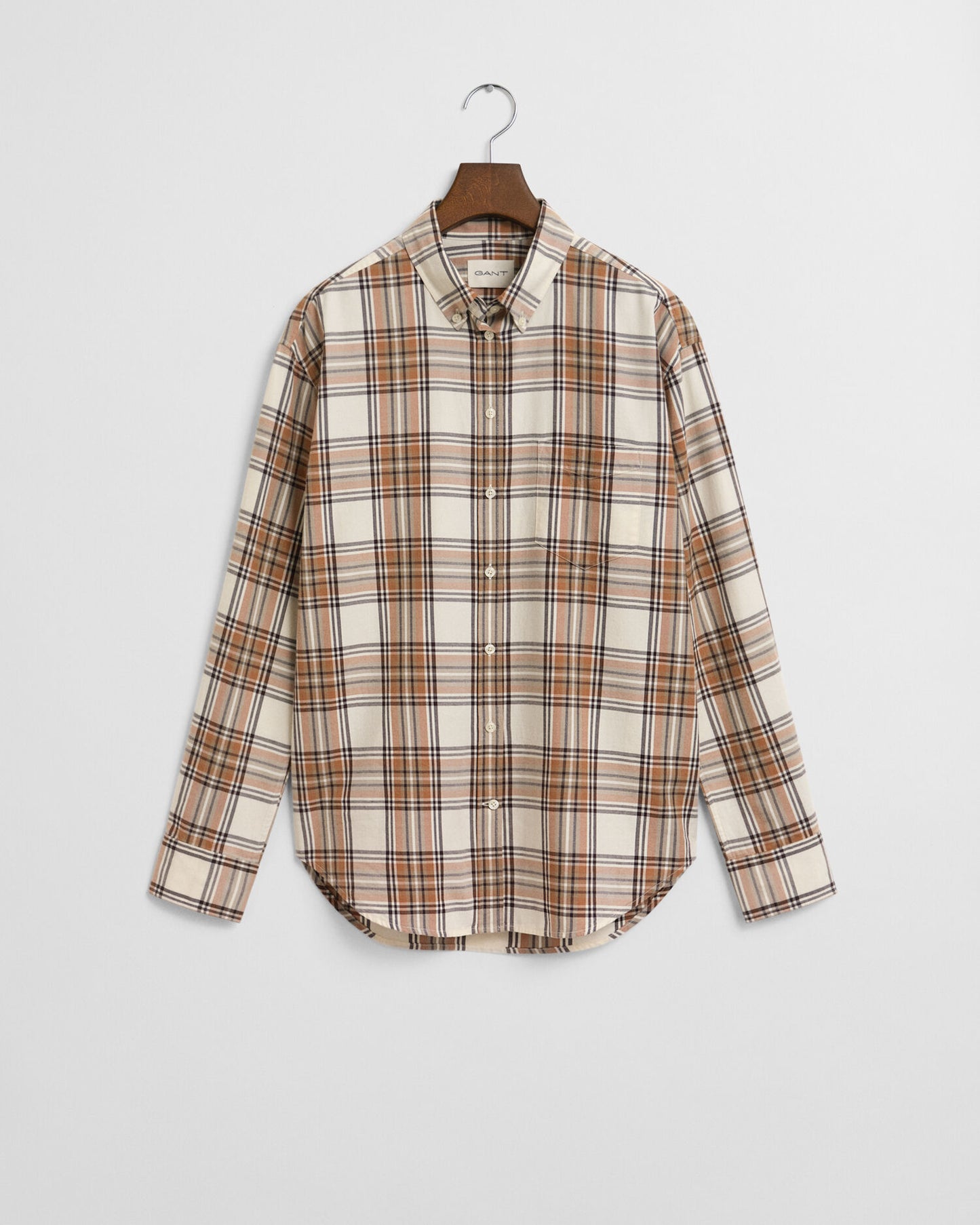 Relaxed Fit Checked Flannel Shirt