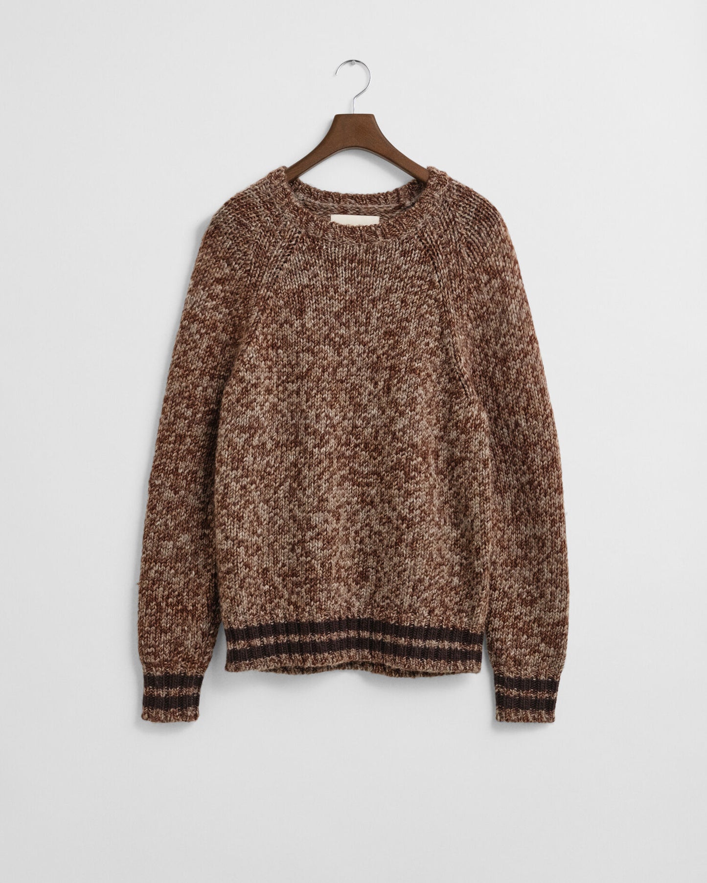 M¨|lange Wool Crew Neck Sweater