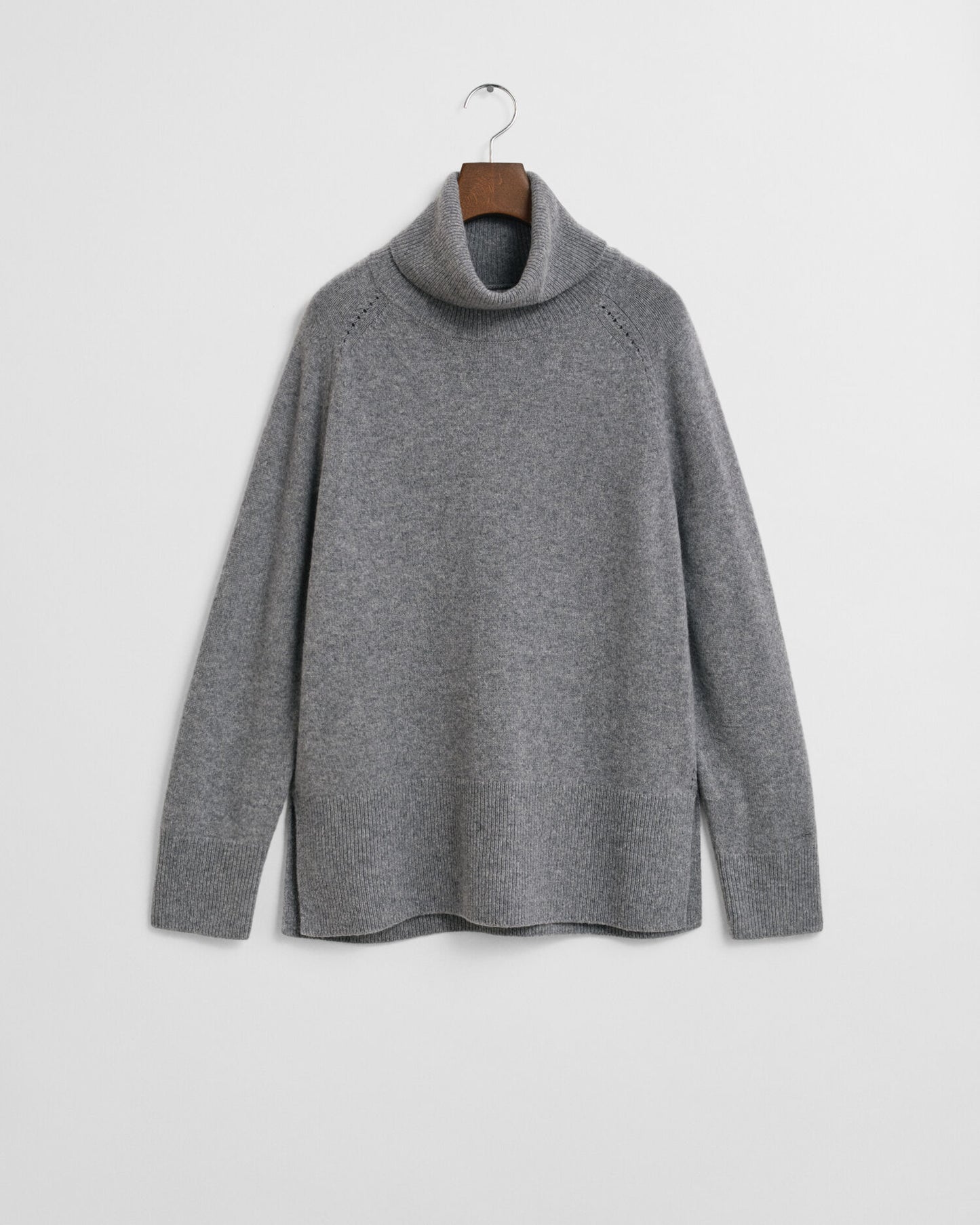 Soft Wool Cashmere Blend Turtleneck Sweater