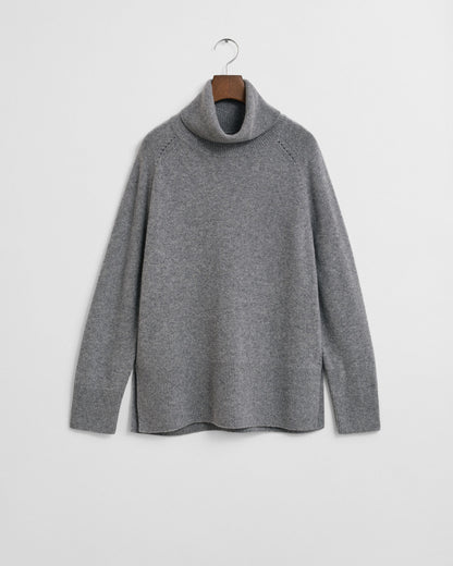 Soft Wool Cashmere Blend Turtleneck Sweater