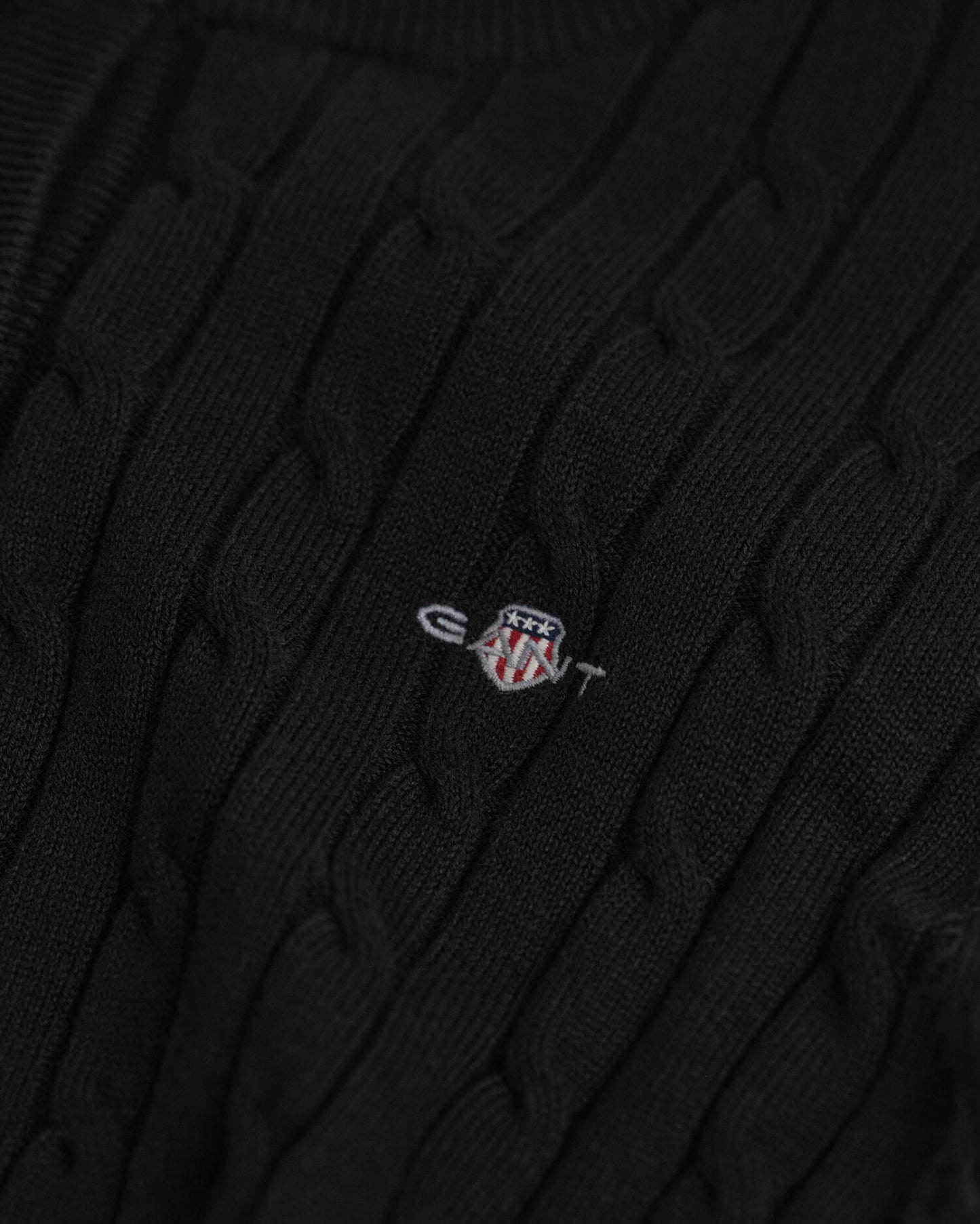 Stretch Cotton Cable Knit Cardigan