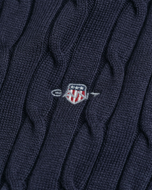 Teen Girls Stretch Cotton Cable Knit Dress