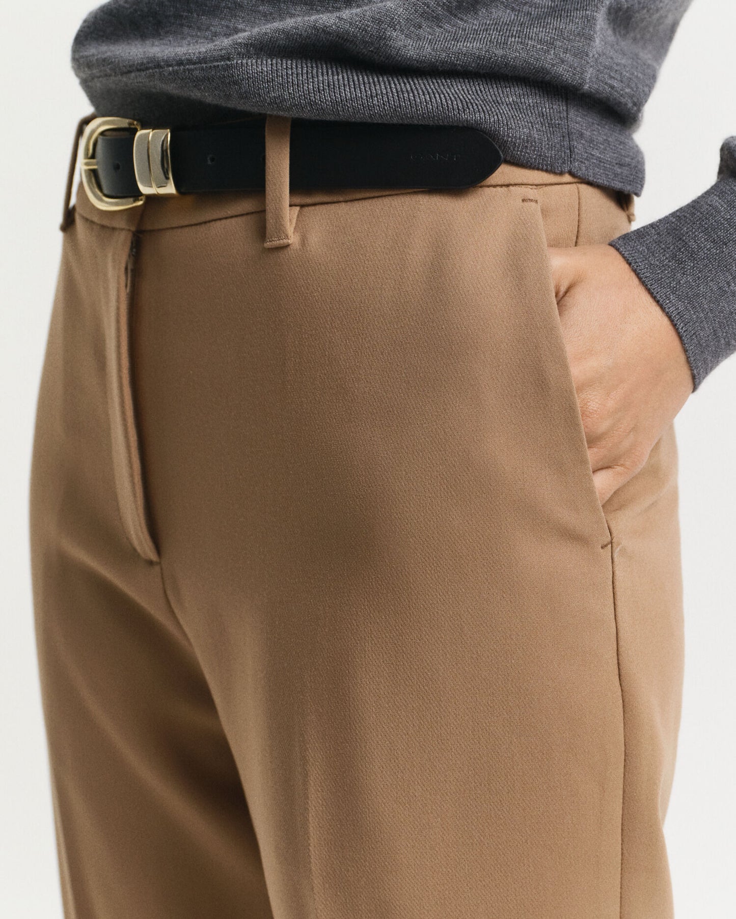 Slim Fit Flared Slacks
