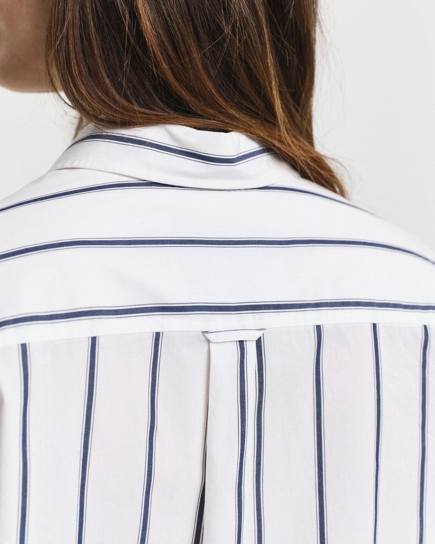 Oversized Classic Striped Poplin Shirt