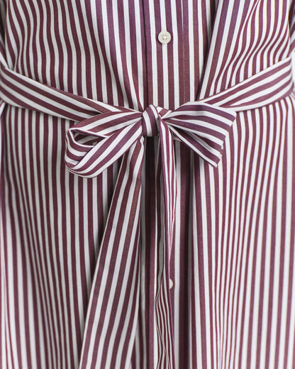 Belted Classic Poplin Shirt Dress