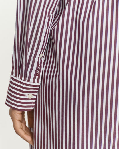 Belted Classic Poplin Shirt Dress