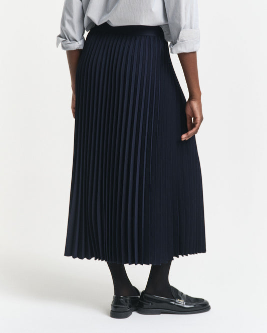 Pleated Midi Skirt