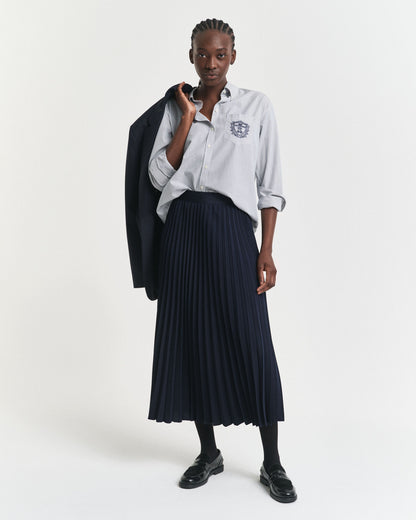 Pleated Midi Skirt