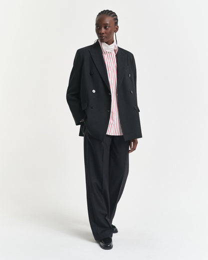 Relaxed Fit Classic Striped Poplin Shirt