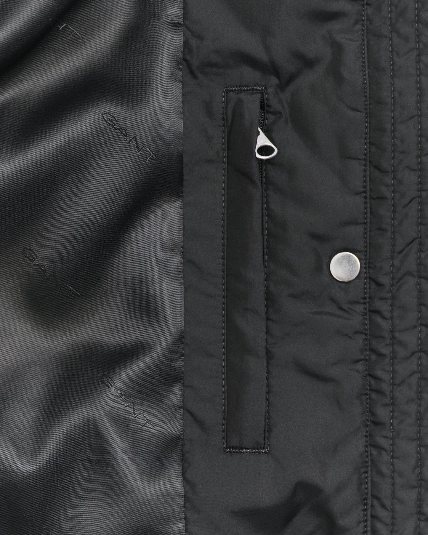Quilted Corduroy Trim Jacket