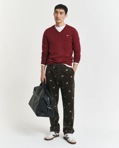 Classic Cotton V-Neck Sweater