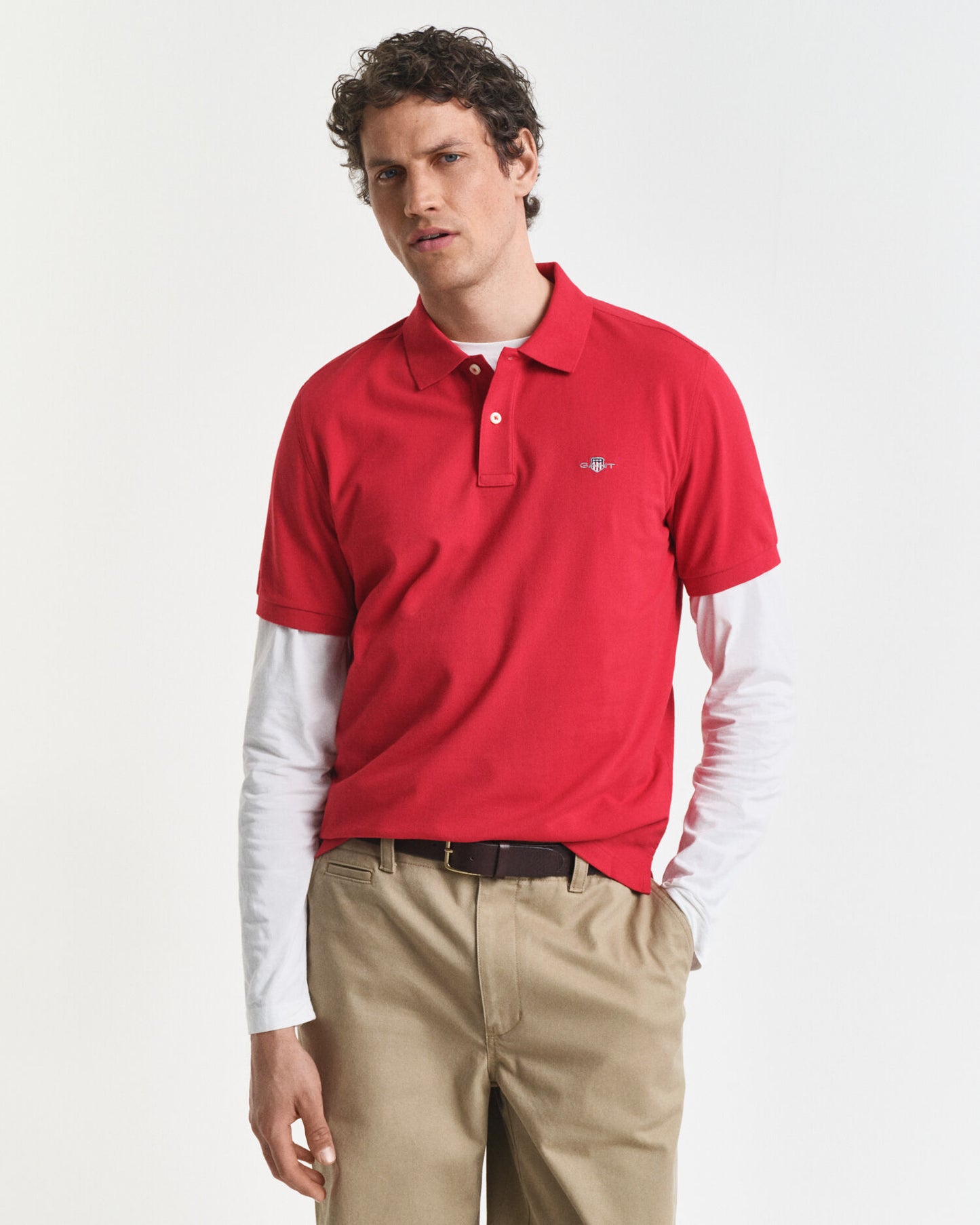 Regular Fit Shield Piqué Polo Shirt