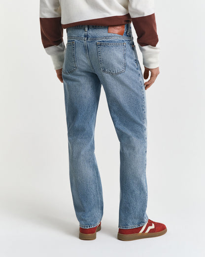 Vintage Washed Bootcut Jeans