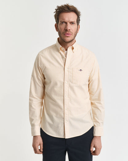 Regular Fit Banker Stripe Classic Oxford Shirt