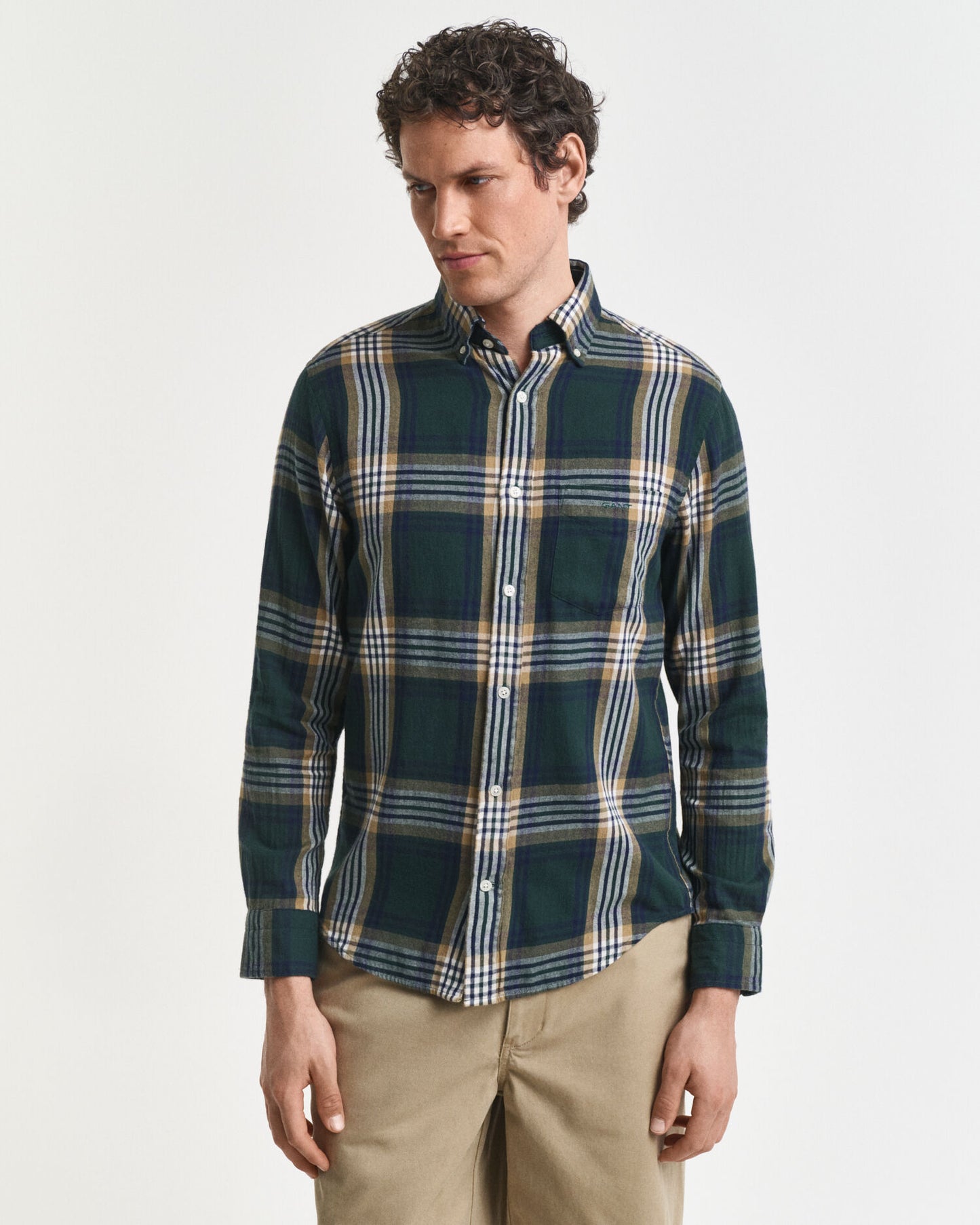 Regular Fit Windblown Flannel Check Shirt
