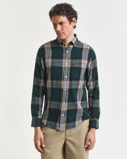Regular Fit Windblown Flannel Check Shirt