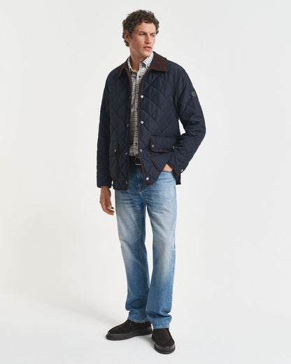 Regular Fit Tattersall Checked Twill Shirt