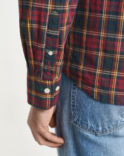 Regular Fit Checked Archive Poplin Shirt