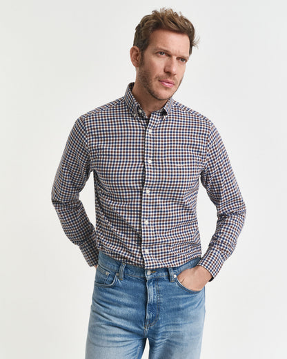 Regular Fit Gingham Twill Shirt