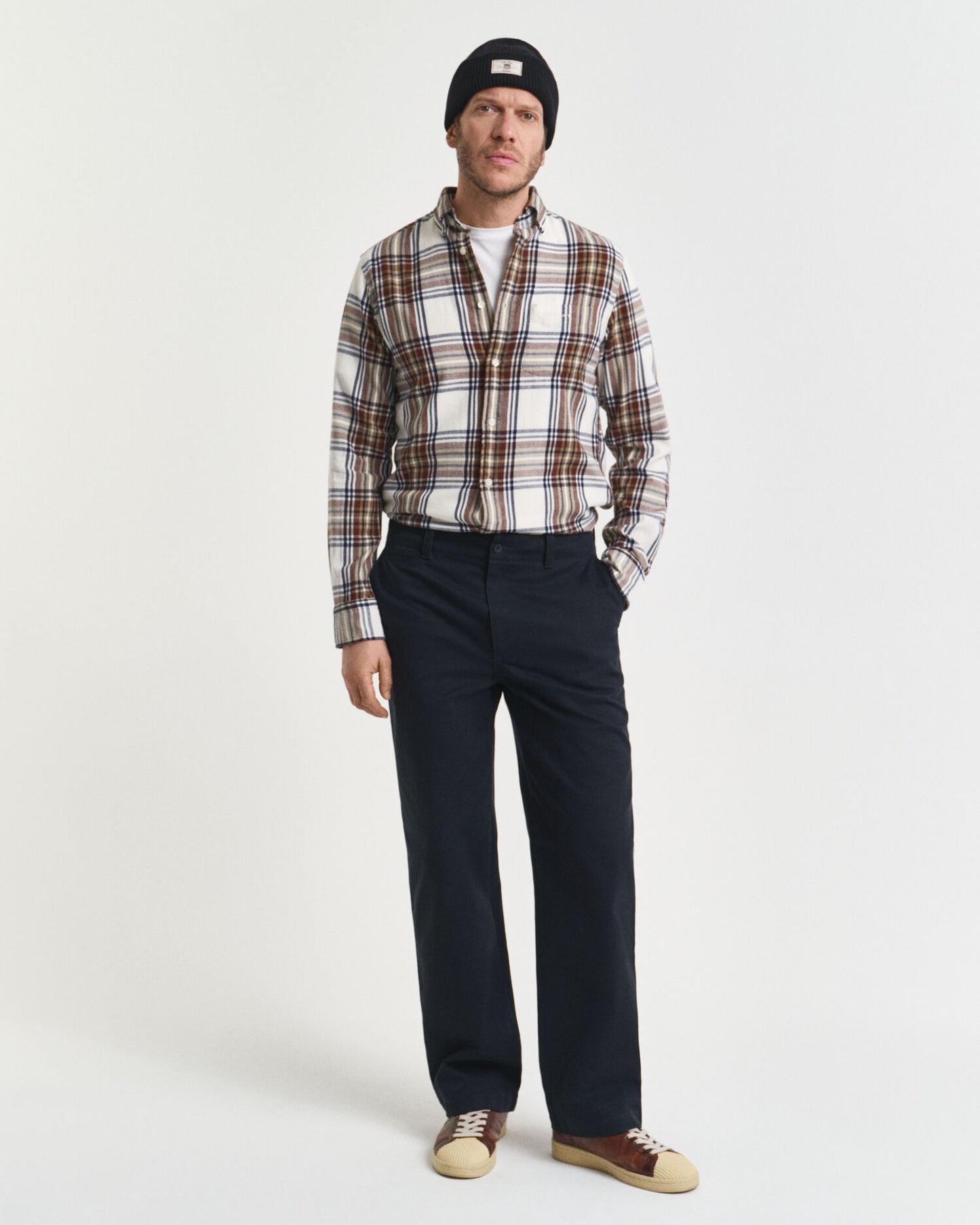 Regular Fit Windblown Flannel Check Shirt