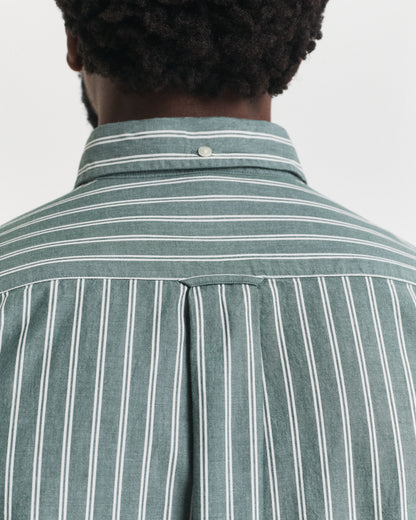 Regular Fit Striped Archive Poplin Shirt