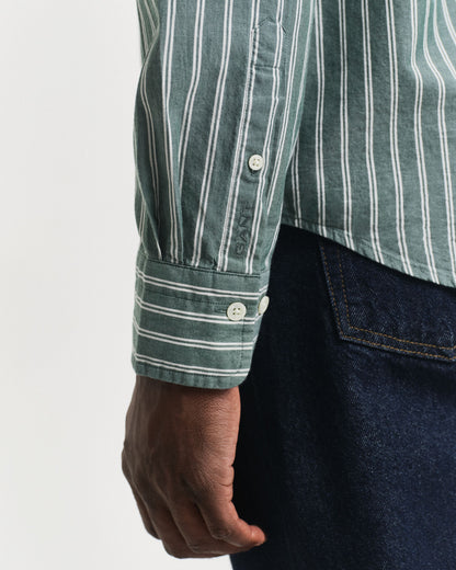 Regular Fit Striped Archive Poplin Shirt