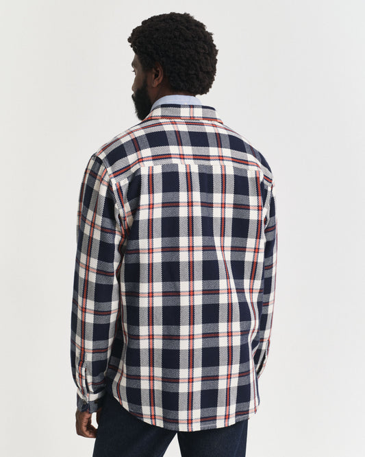Checked Twill Overshirt