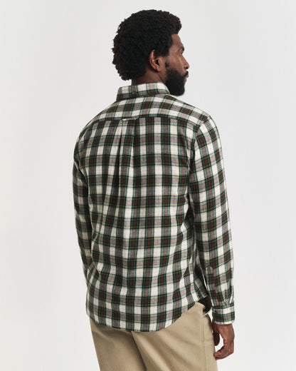 Regular Fit Checked Windblown Flannel Shirt