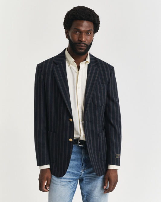 Striped Flannel Club Blazer