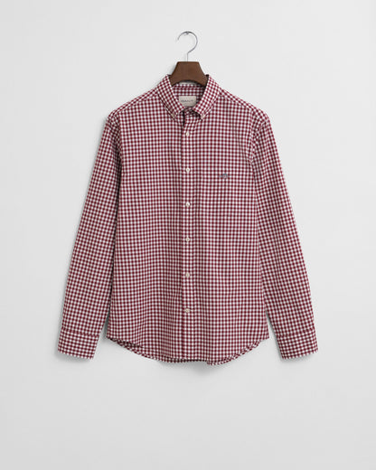 Regular Fit Classic Gingham Poplin Shirt