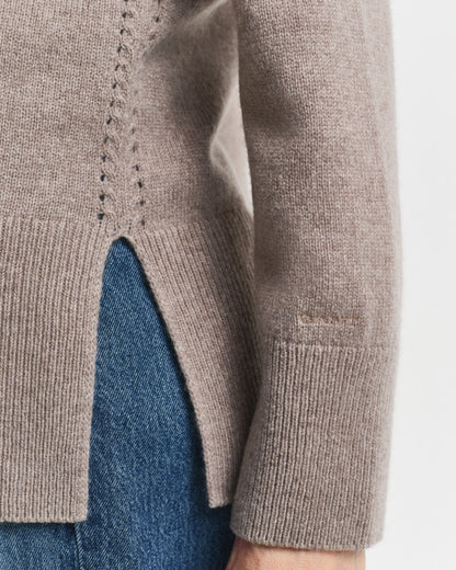 Soft Wool Cashmere Blend Turtleneck Sweater