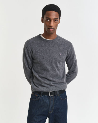 Superfine Lambswool Crew Neck Sweater