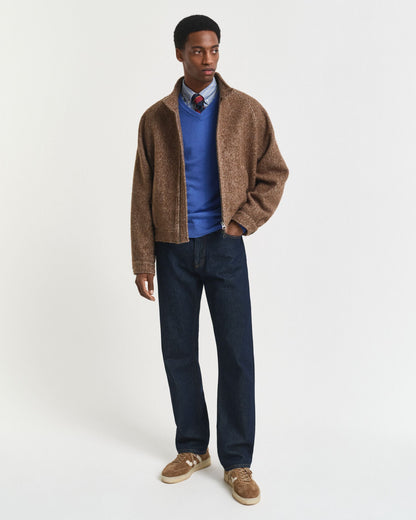 Superfine Lambswool V-Neck Sweater