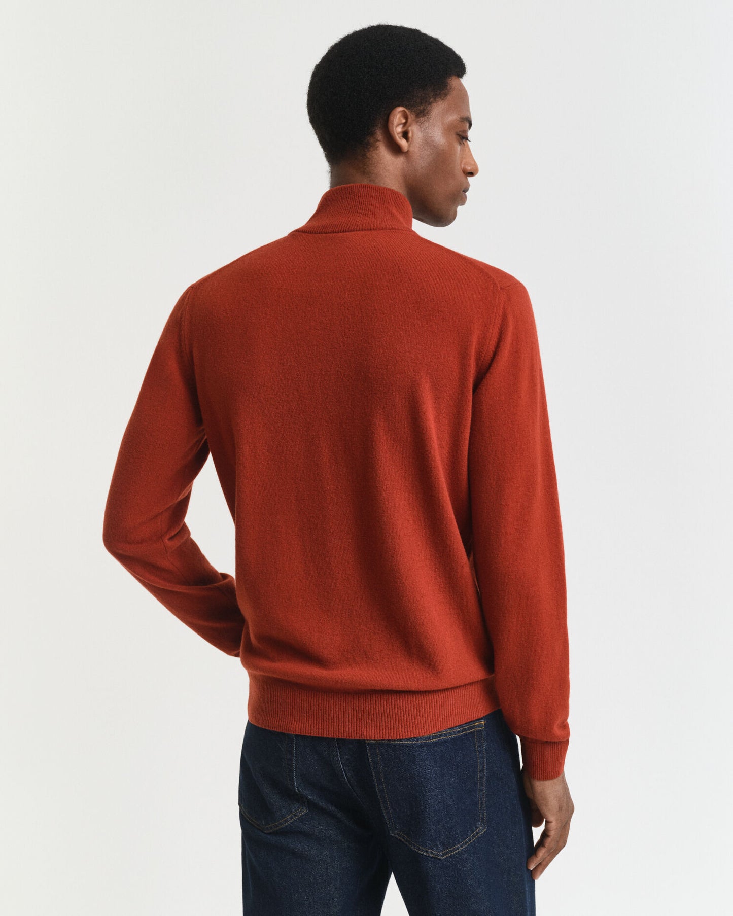 Superfine Lambswool Half-Zip Sweater