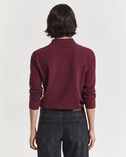 Long Sleeve Piqué Polo Shirt