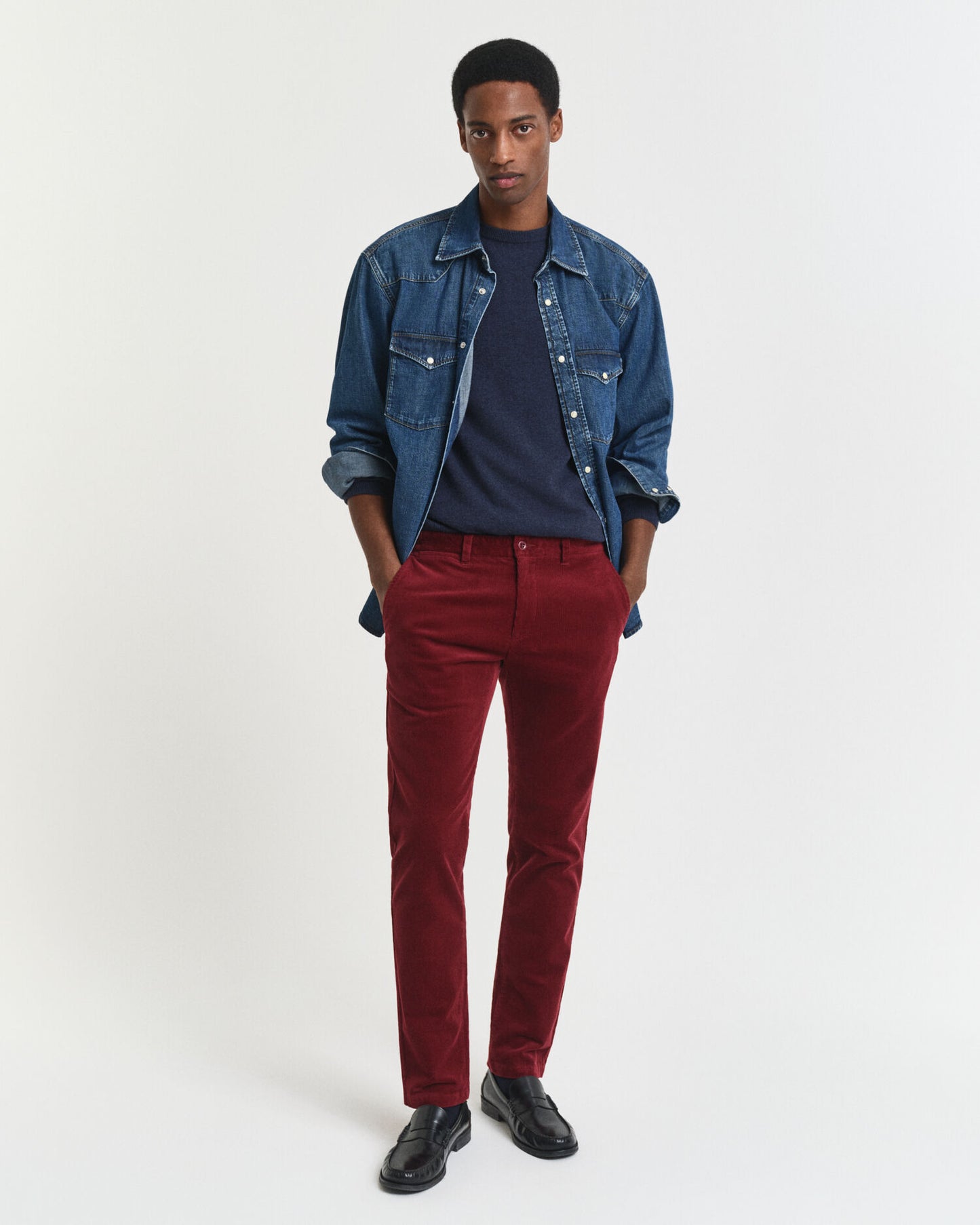 Slim Fit Corduroy Chinos