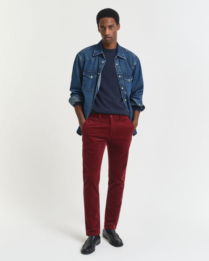 Slim Fit Corduroy Chinos