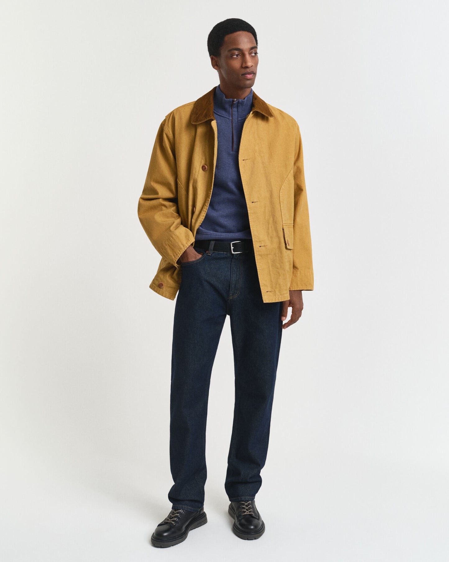 Sacker Rib Half-Zip Sweatshirt