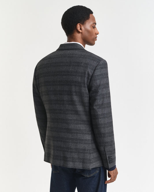 Slim Fit Glen Check Suit Jacket