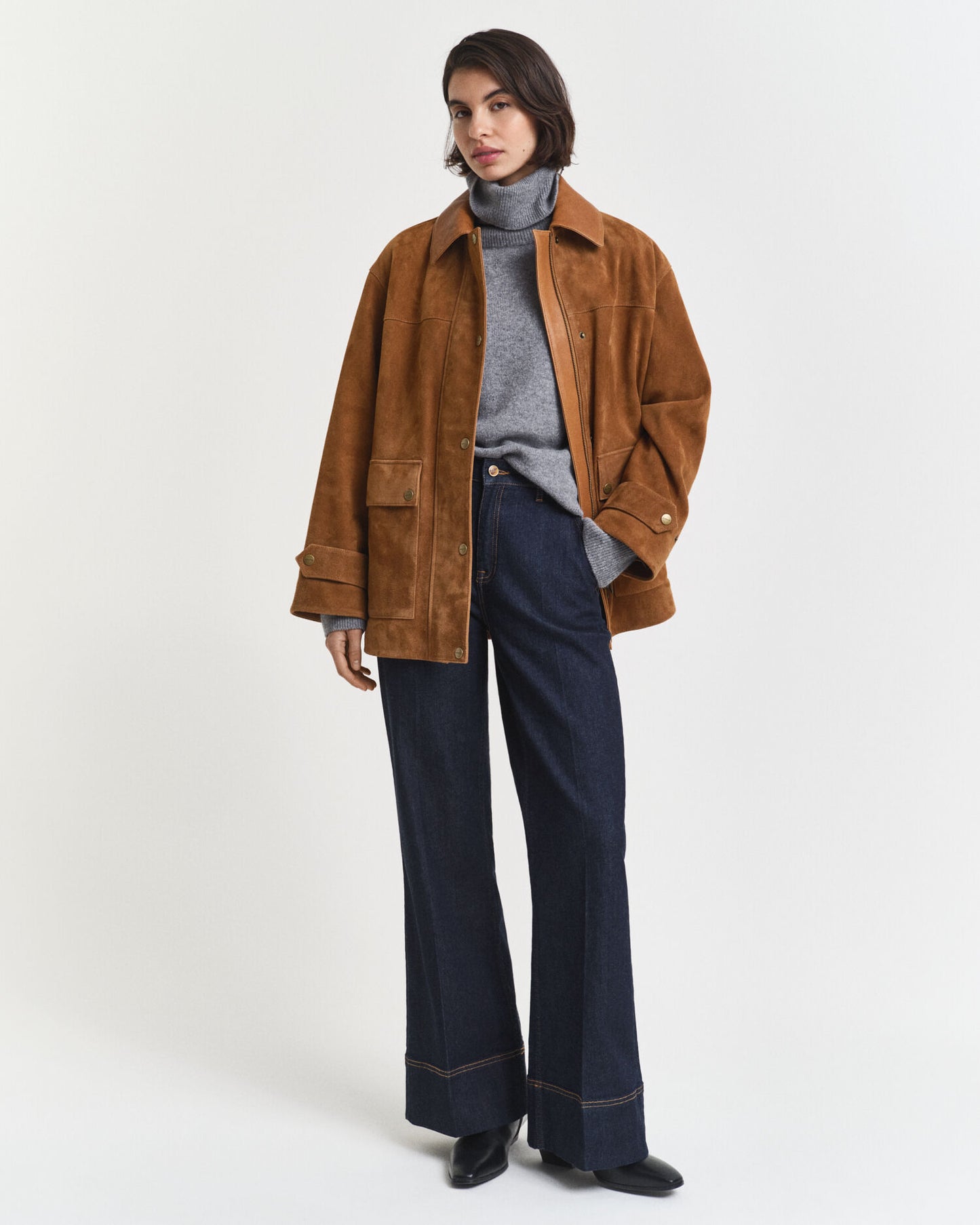 Soft Wool Cashmere Blend Turtleneck Sweater