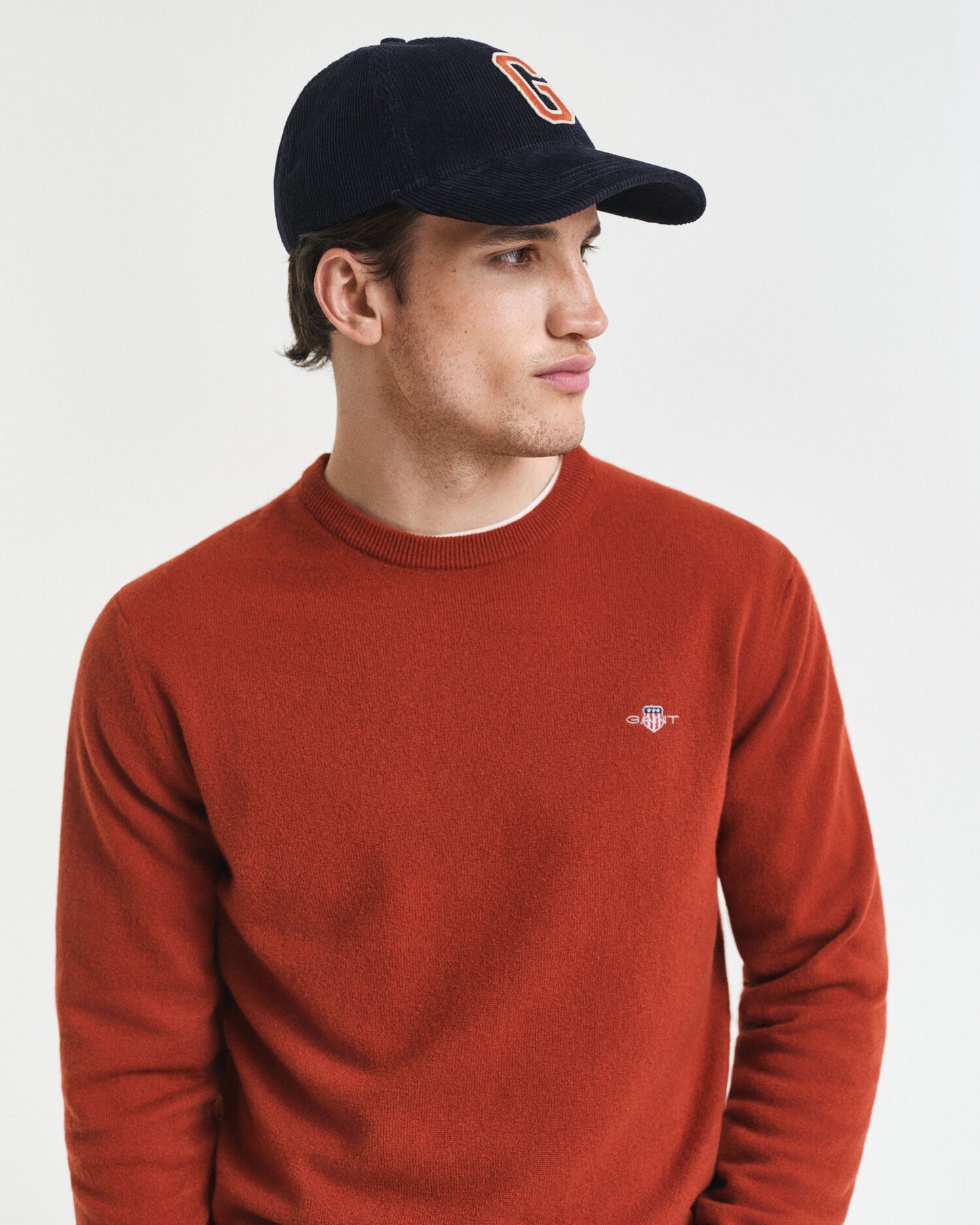 Superfine Lambswool Crew Neck Sweater