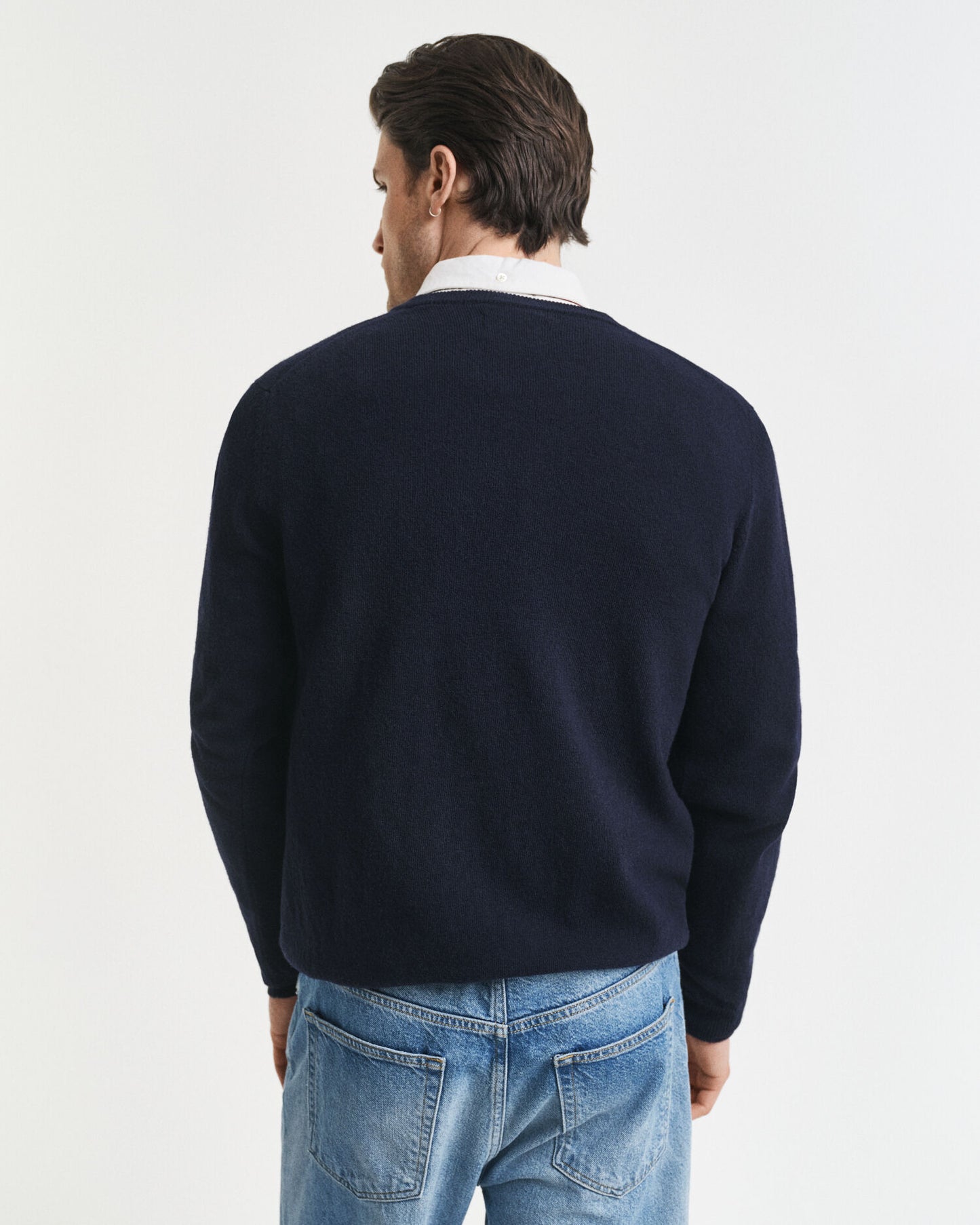 Superfine Lambswool V-Neck Sweater