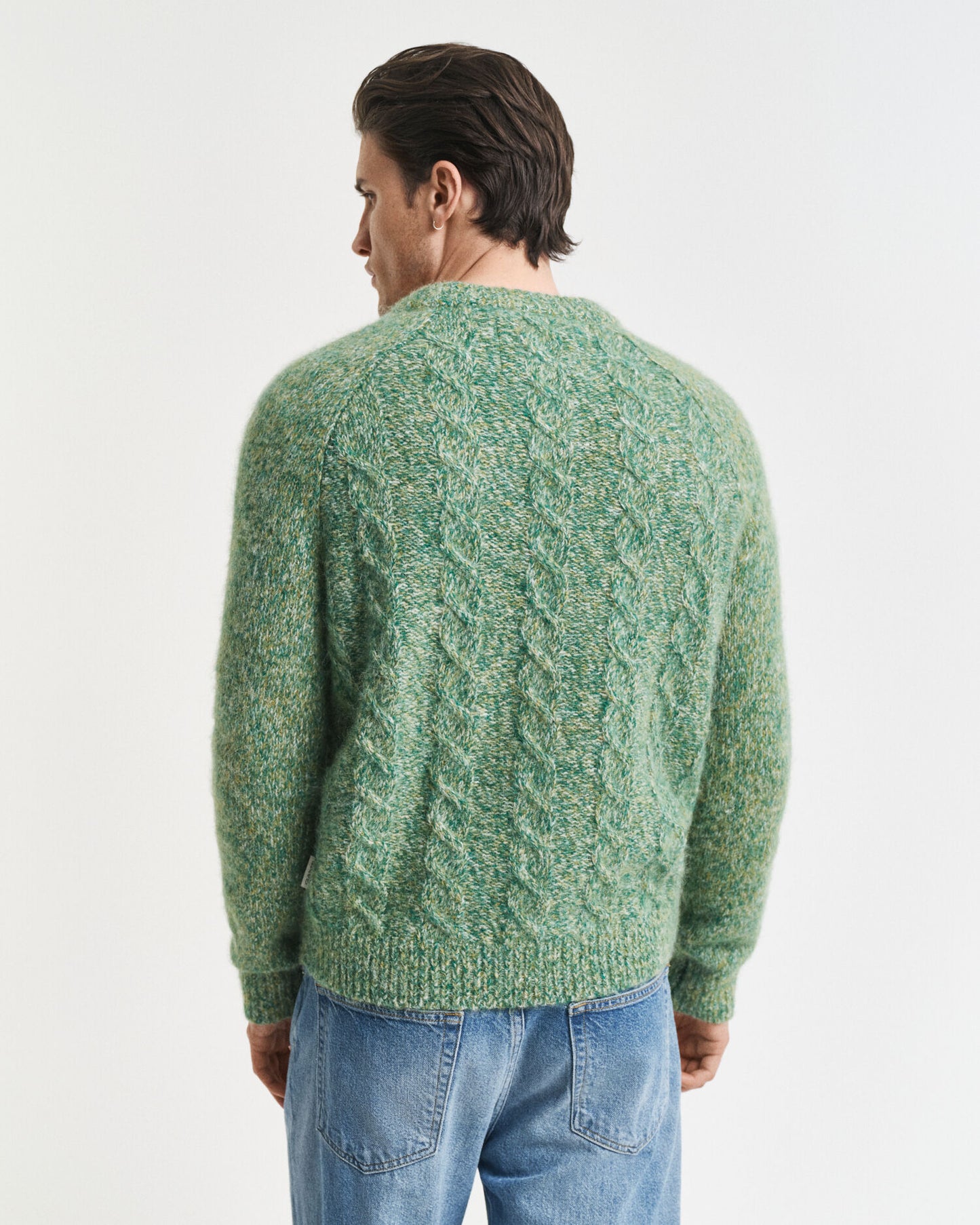 Cable Knit Crew Neck Sweater